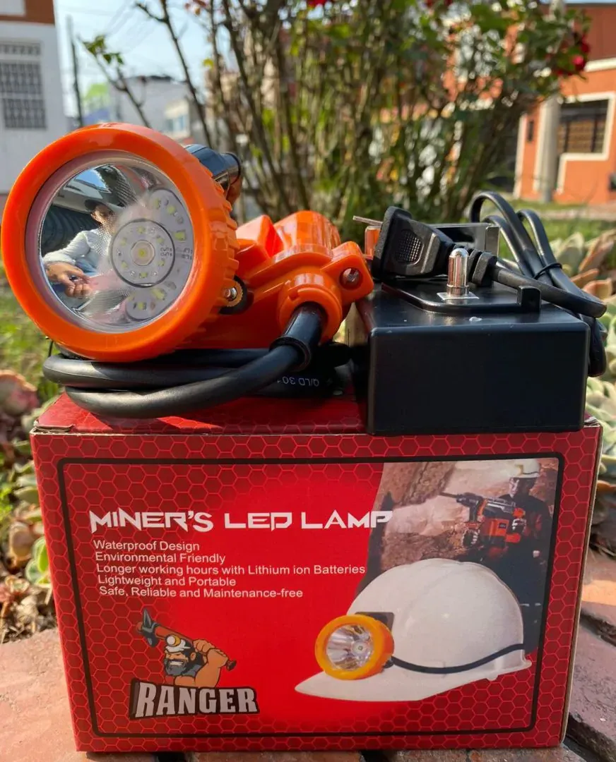LAMPARA MINERA KL5 NARANJA
